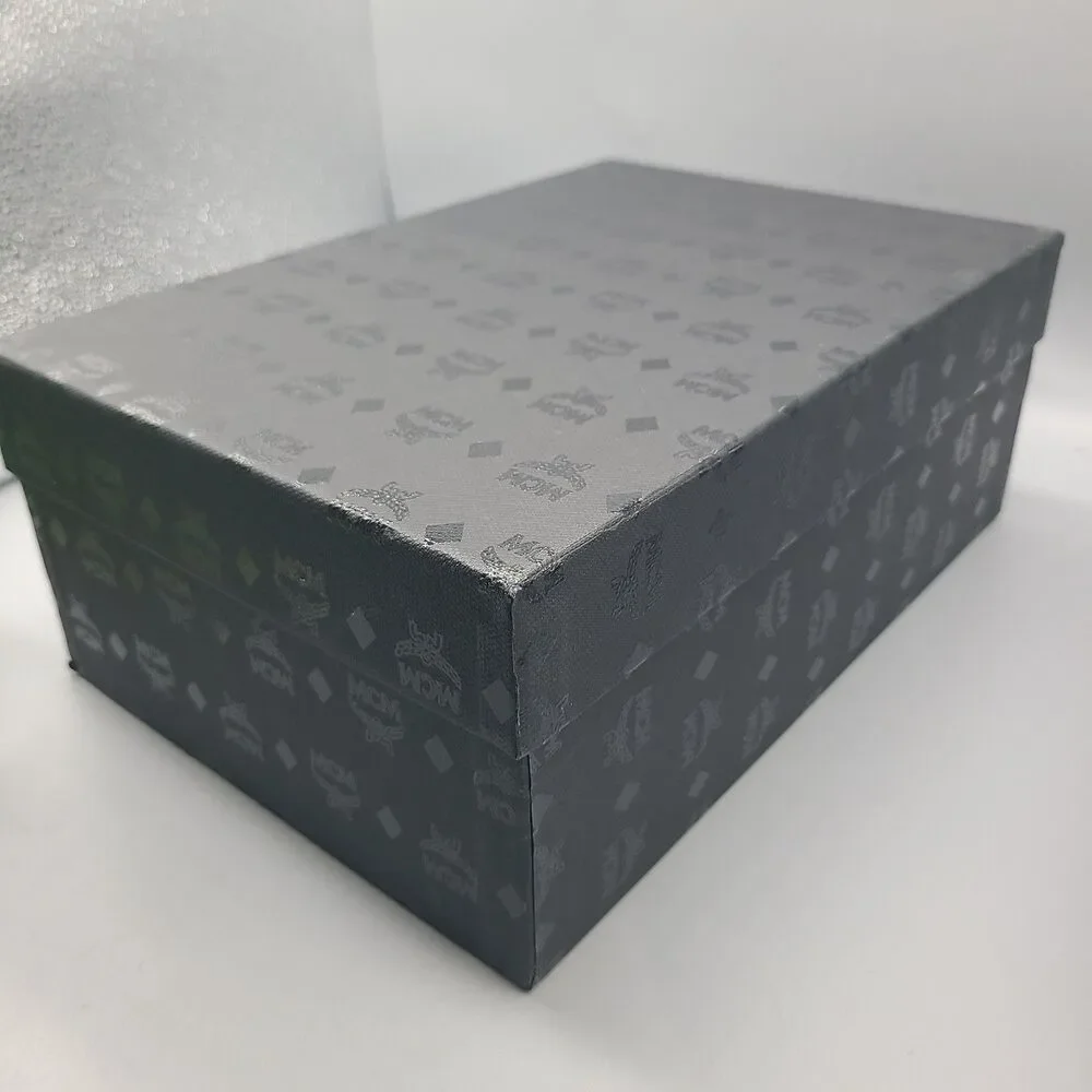MCM Shoe Box (Empty) Black Logo 12.5